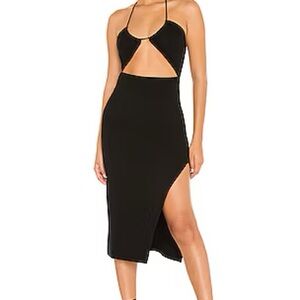 NBD Black Backless Dress
